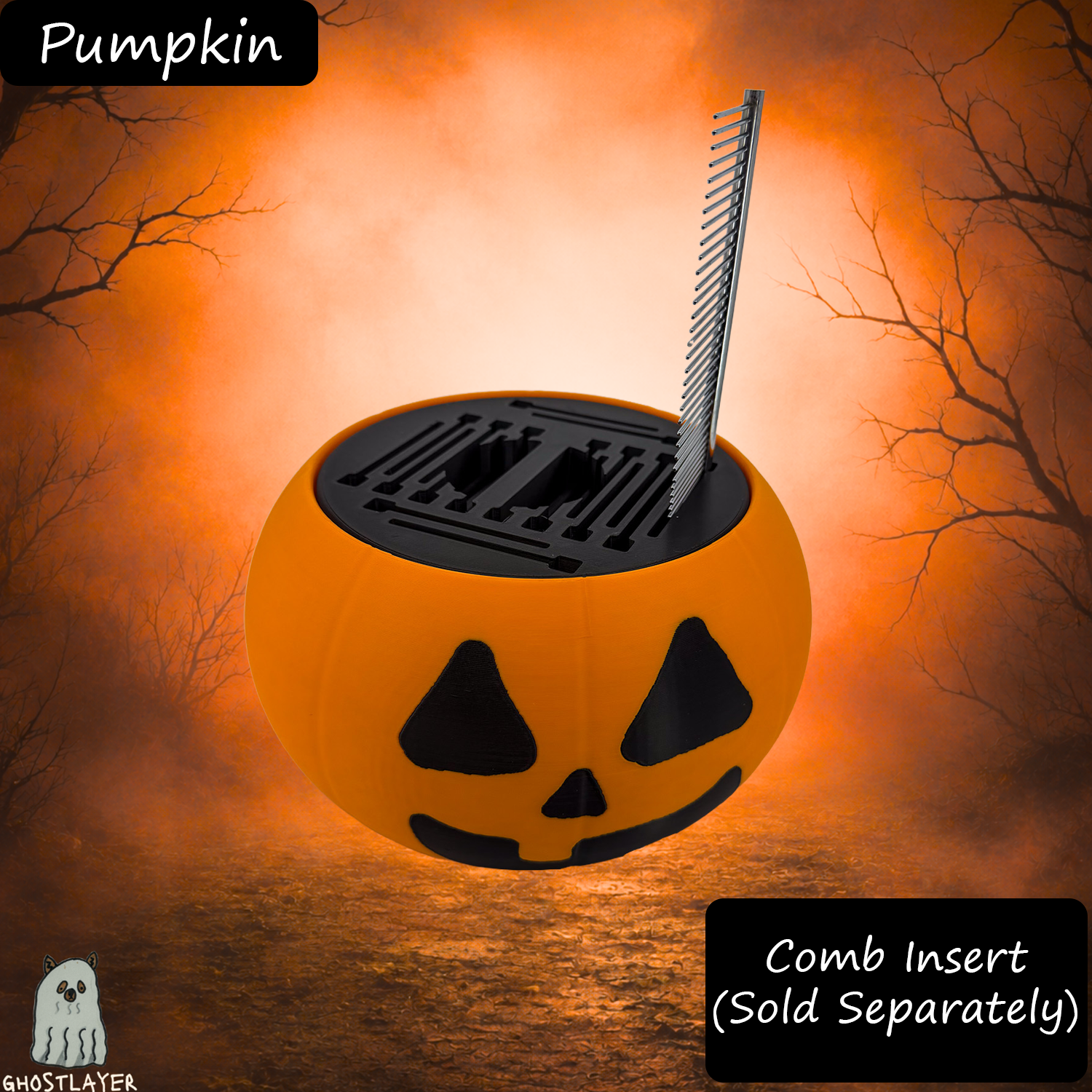 The Groomie (Pumpkin) — Modular Tabletop Grooming Organizer (Outer Shell Only)