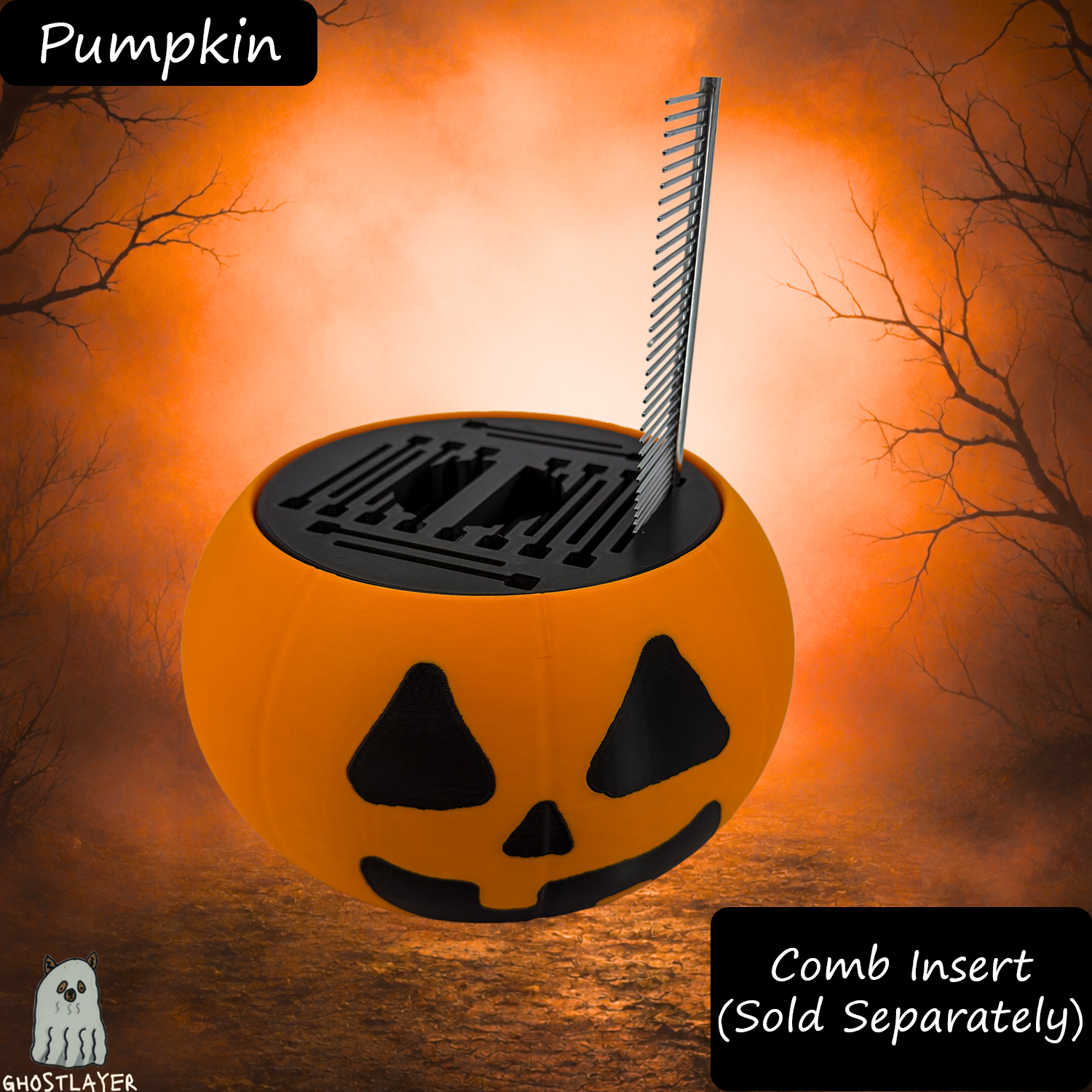 The Groomie (Pumpkin) — Modular Tabletop Grooming Organizer (Outer Shell Only)