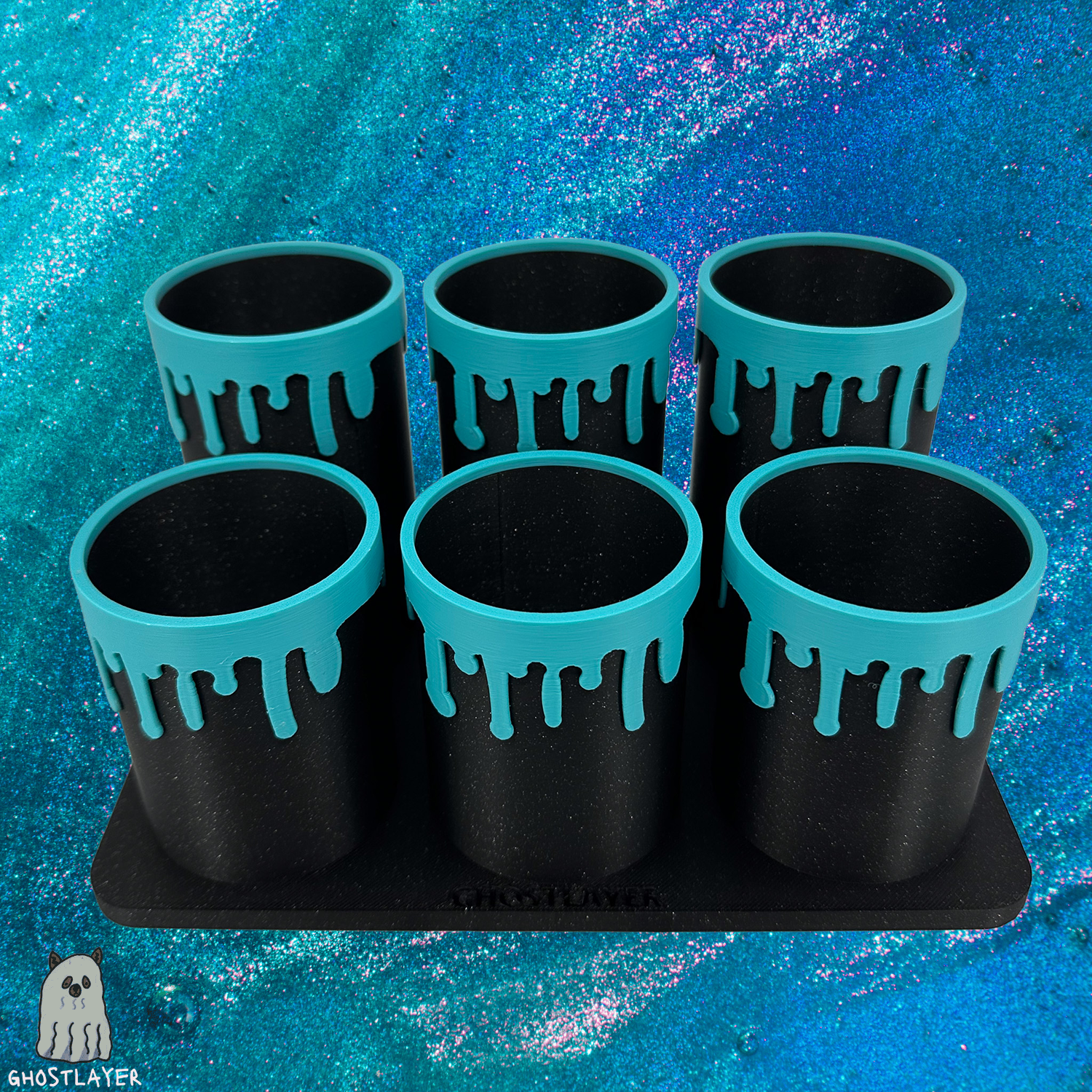 The Boo Goo Tubes -Dog Grooming Tool Organizer- Six Tubes