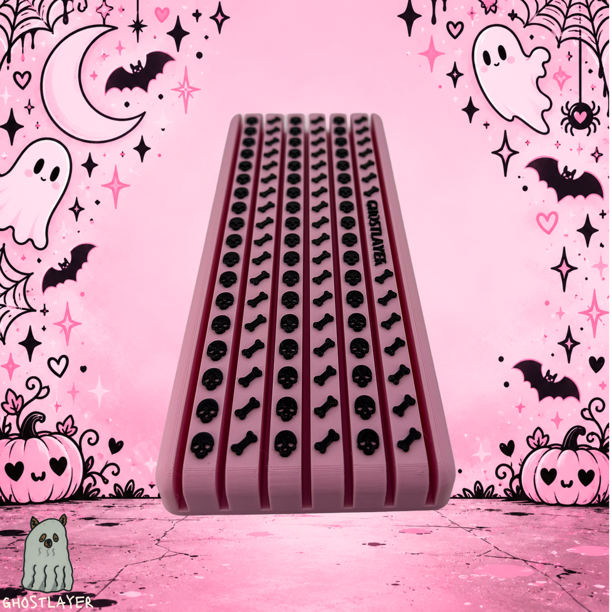 *Coquette Halloween* Mini Greyhound - Lay Flat Dog Grooming Steel "Greyhound" Comb Holder | Holds 7 |