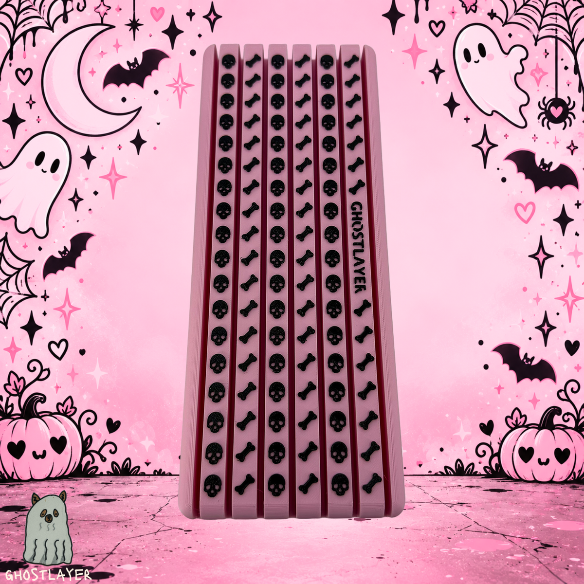 *Coquette Halloween* Mini Greyhound - Lay Flat Dog Grooming Steel "Greyhound" Comb Holder | Holds 7 |