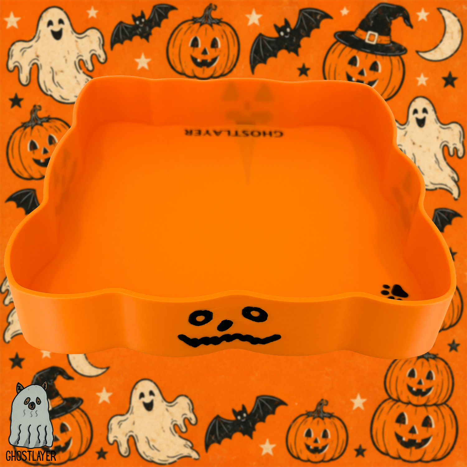 The Pumpkin Patch- Large Lay Flat Dog Grooming Comb, Scissor and Accessories Tray