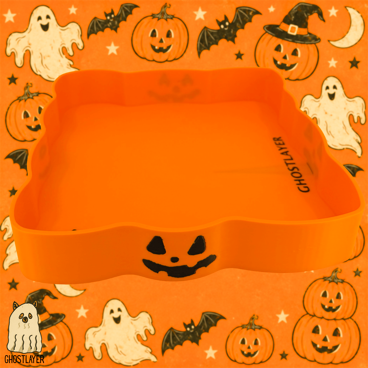 The Pumpkin Patch- Large Lay Flat Dog Grooming Comb, Scissor and Accessories Tray