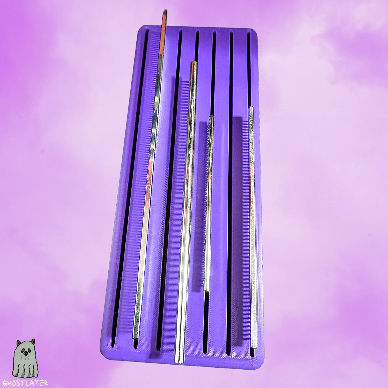 The Mini Greyhound - Lay Flat Dog Grooming Steel "Greyhound" Comb Holder | Holds 7 |