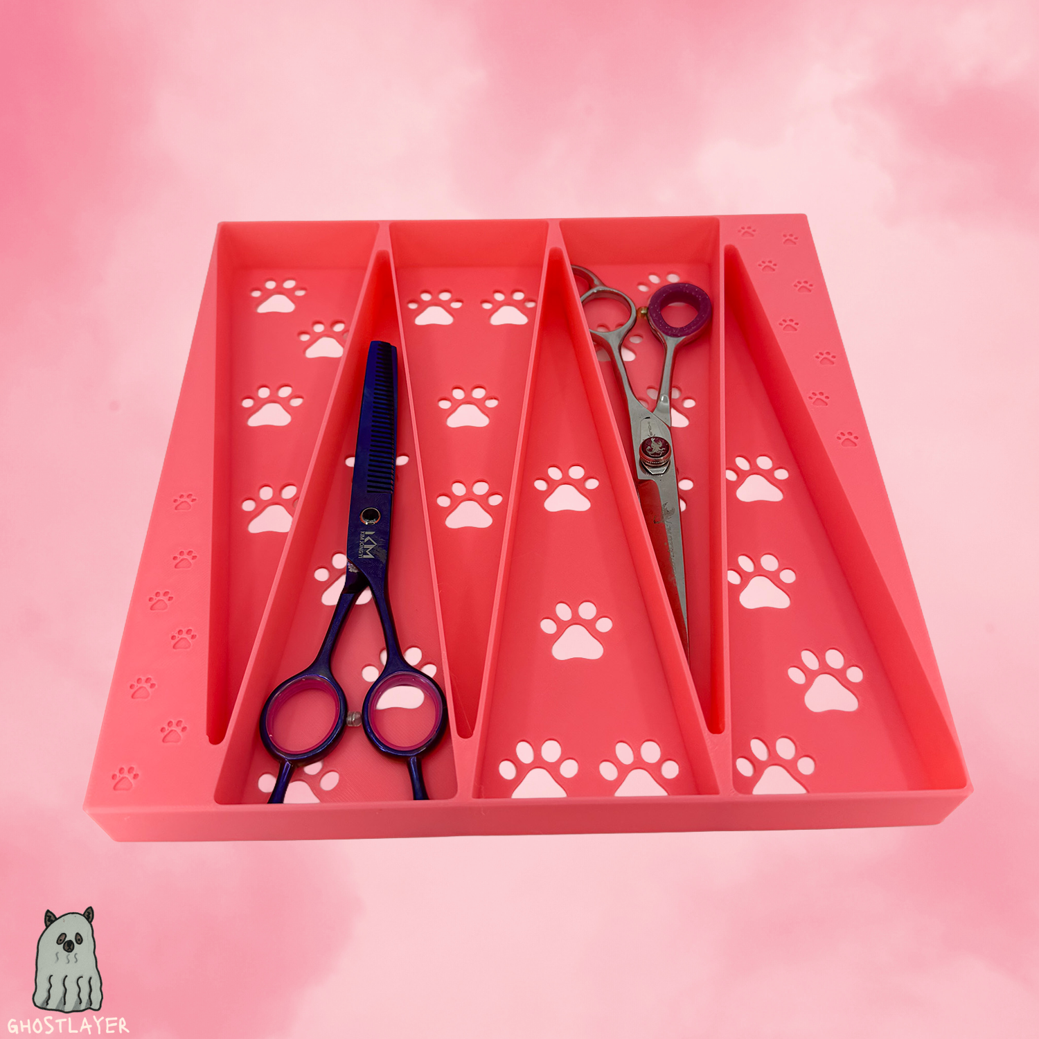 The Foxhound - Lay Flat Dog Grooming Scissor Holder | Holds 6 |