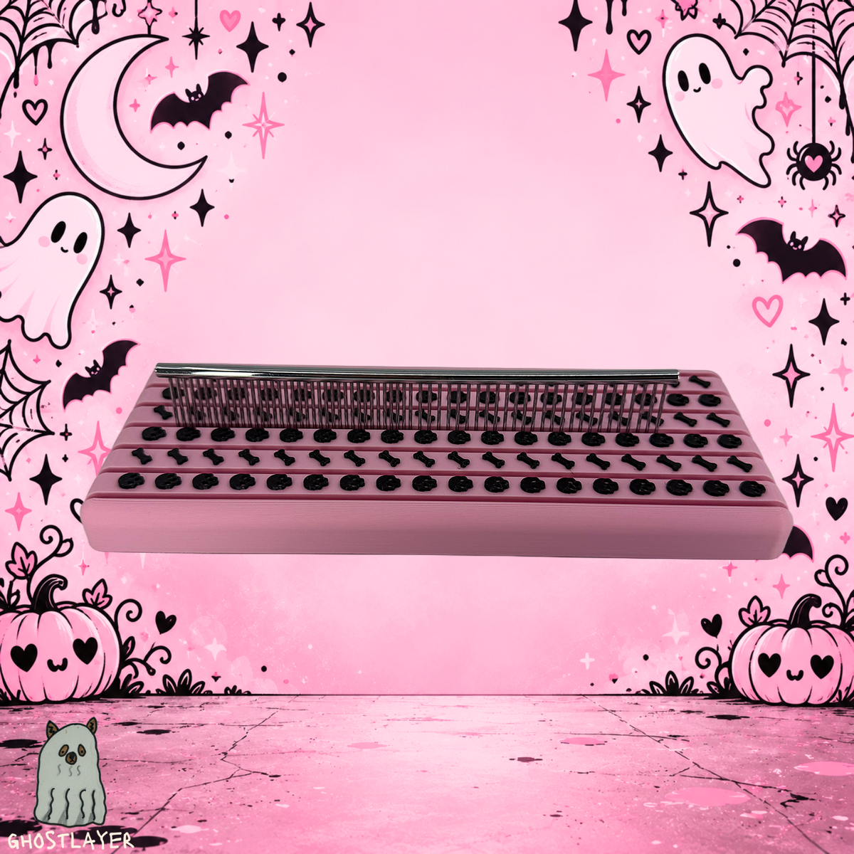 *Coquette Halloween* Mini Greyhound - Lay Flat Dog Grooming Steel "Greyhound" Comb Holder | Holds 7 |