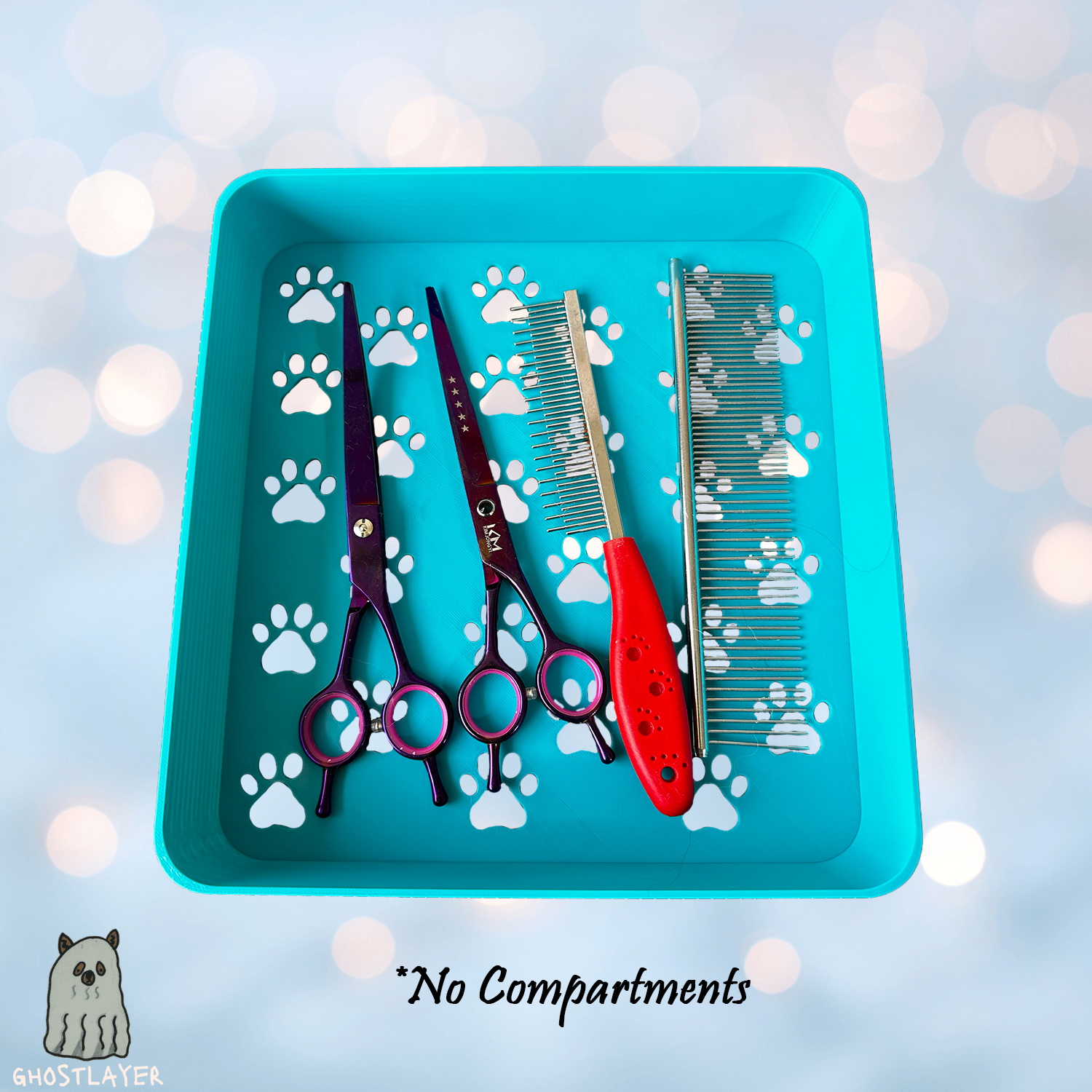 The Havanese - Lay Flat Dog Grooming Comb, Scissor and Accessories Holder