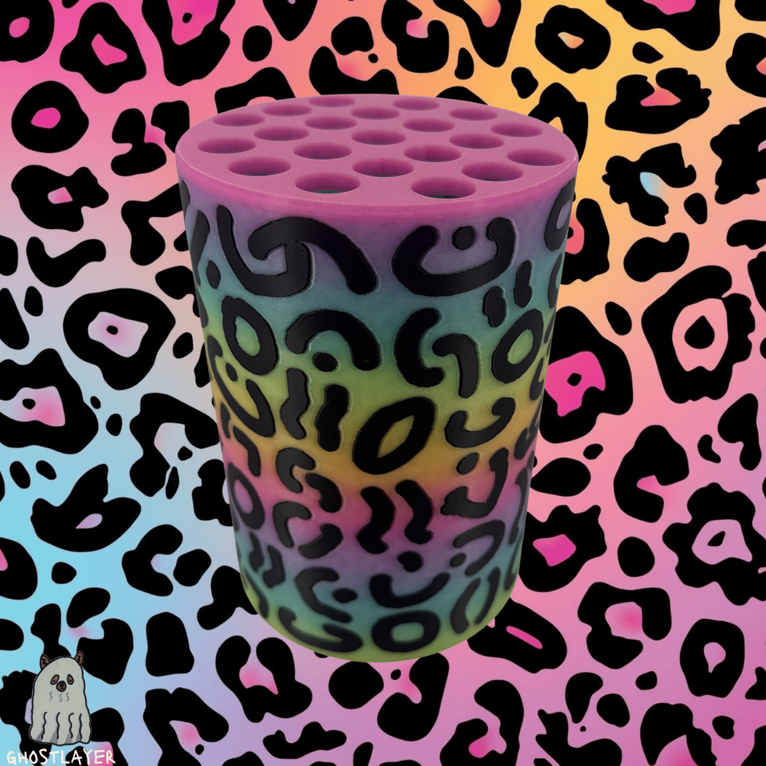 The Leesa Feral Scissor Barrel- Dog Grooming Scissor Holder- Holds 21