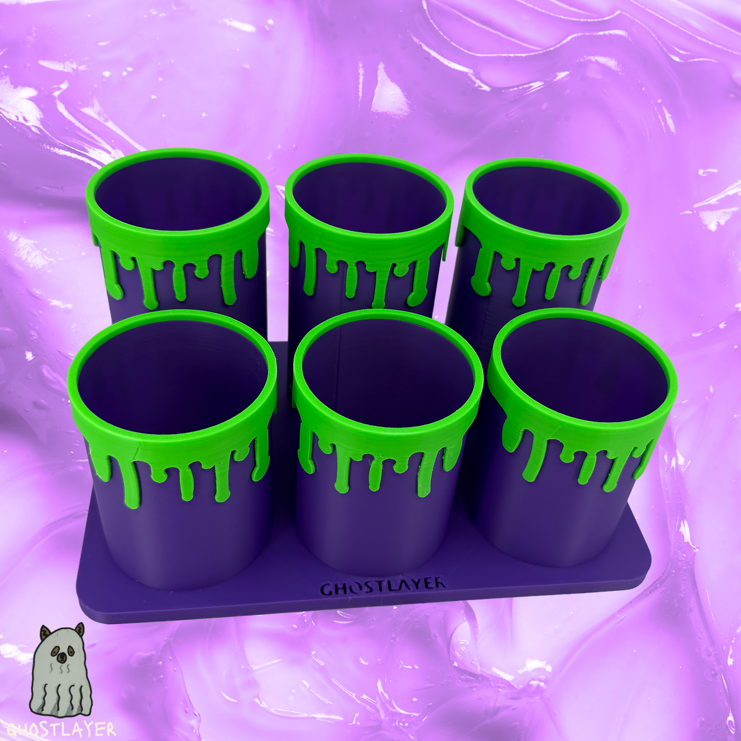 The Boo Goo Tubes -Dog Grooming Tool Organizer- Six Tubes