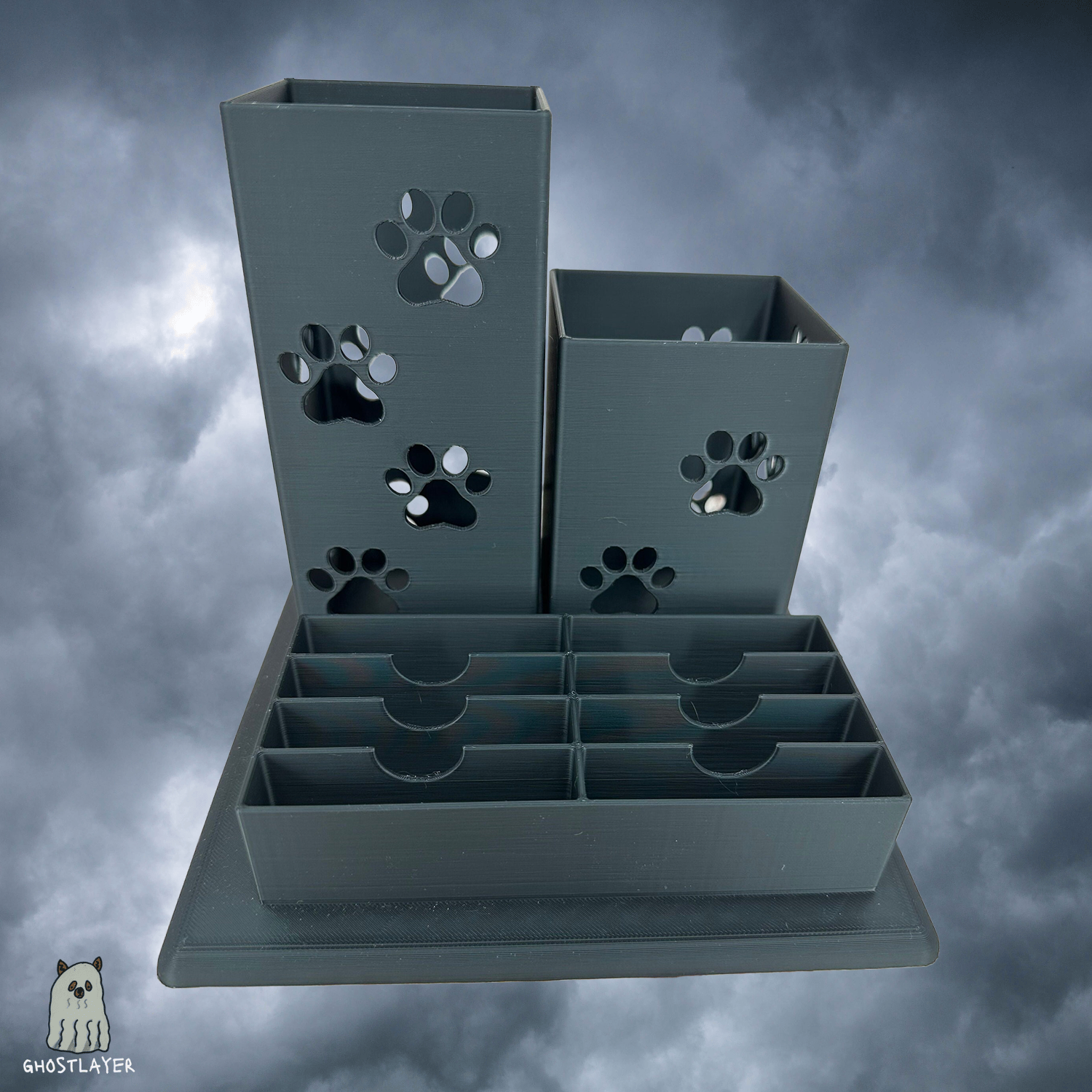 The Sheltie - Dog Grooming Brush and Wide Size Blade Holder, Simple Organizer |