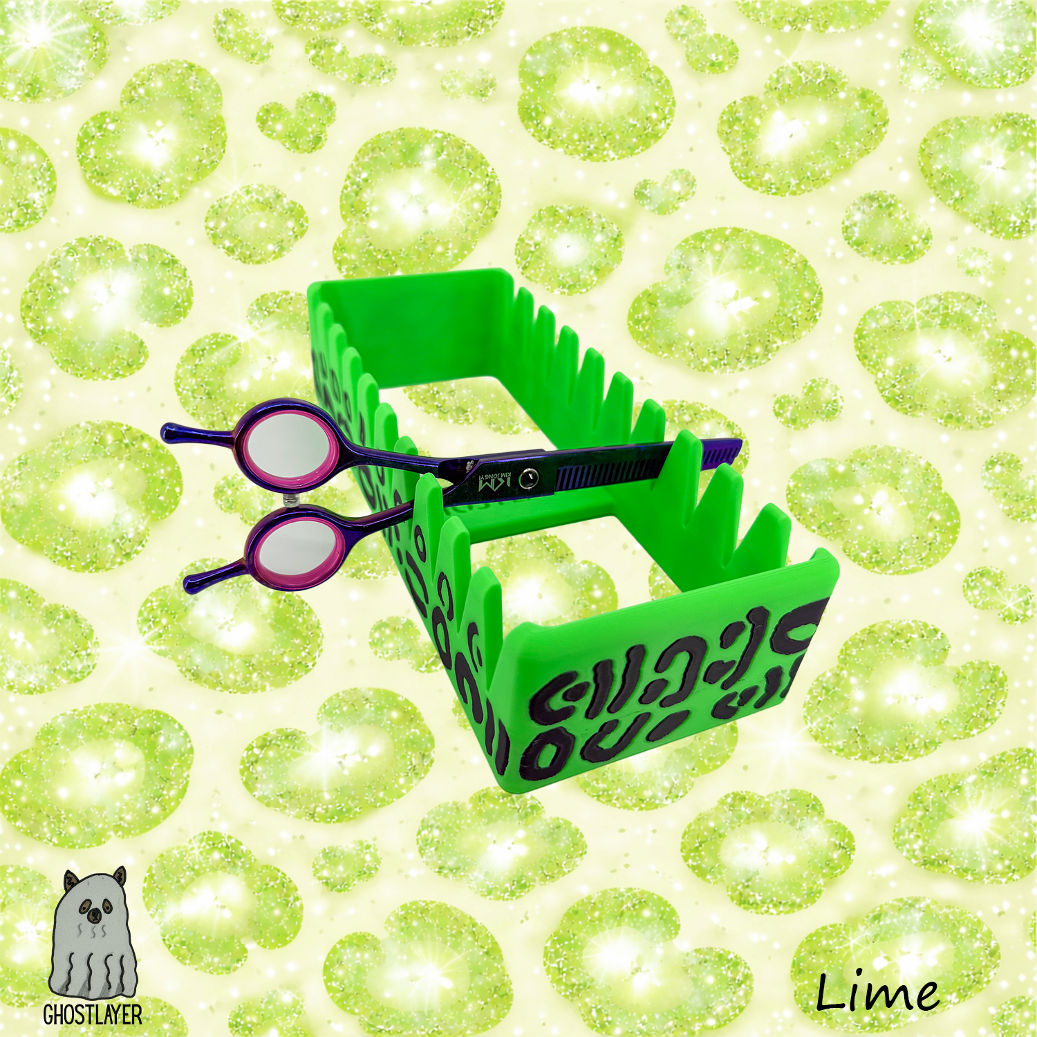 *Feral* Chihuahua - Dog Grooming Scissor Holder— Up to 10 pairs, Simple organizer |