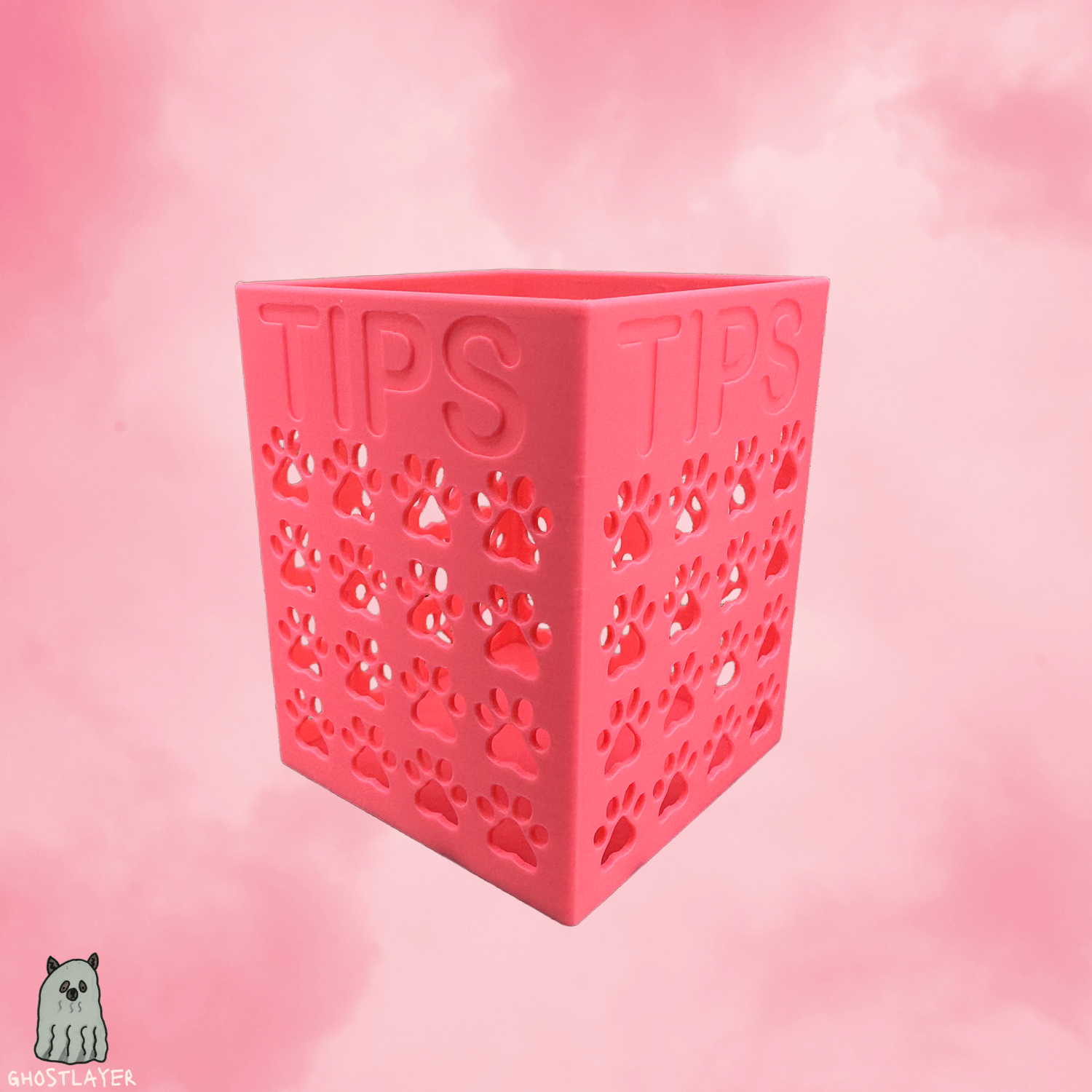 Dog Grooming Tip Jar- Simple organizer |