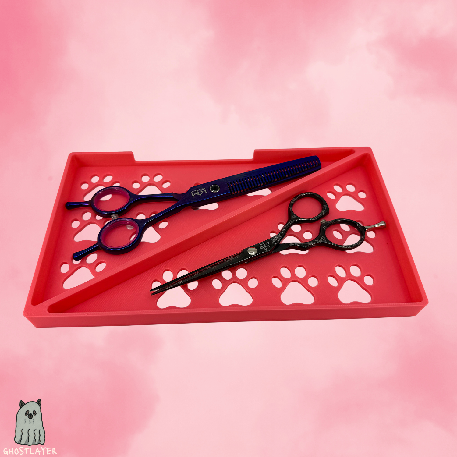 Kobalt Mini Toolbox Middle Drawer Organizer (Two Drawer w/Lid and Three Drawer)- Dog Grooming Toolbox Shear holder