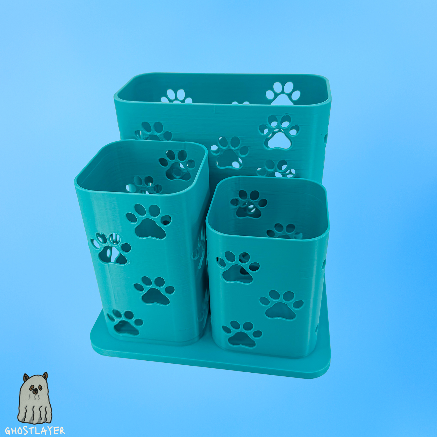 The Yorkie--Dog Grooming Brush Holder, Simple organizer | Medium Size |