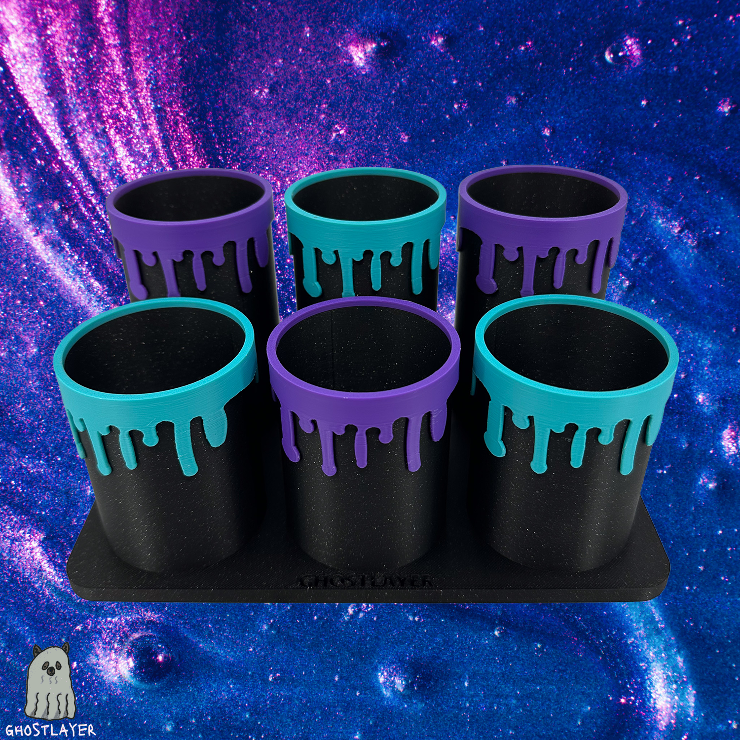 The Boo Goo Tubes -Dog Grooming Tool Organizer- Six Tubes