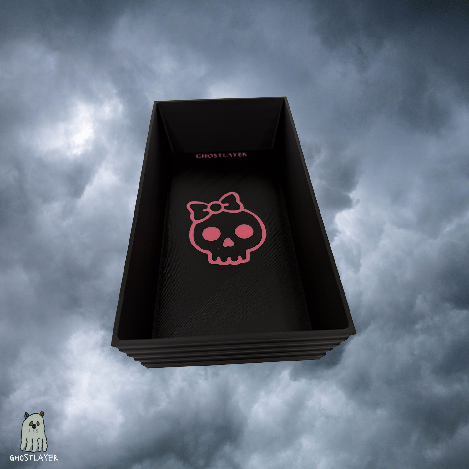 The Pink Skull Platter- Large Dog Grooming Catch all Tray | Simple organizer |