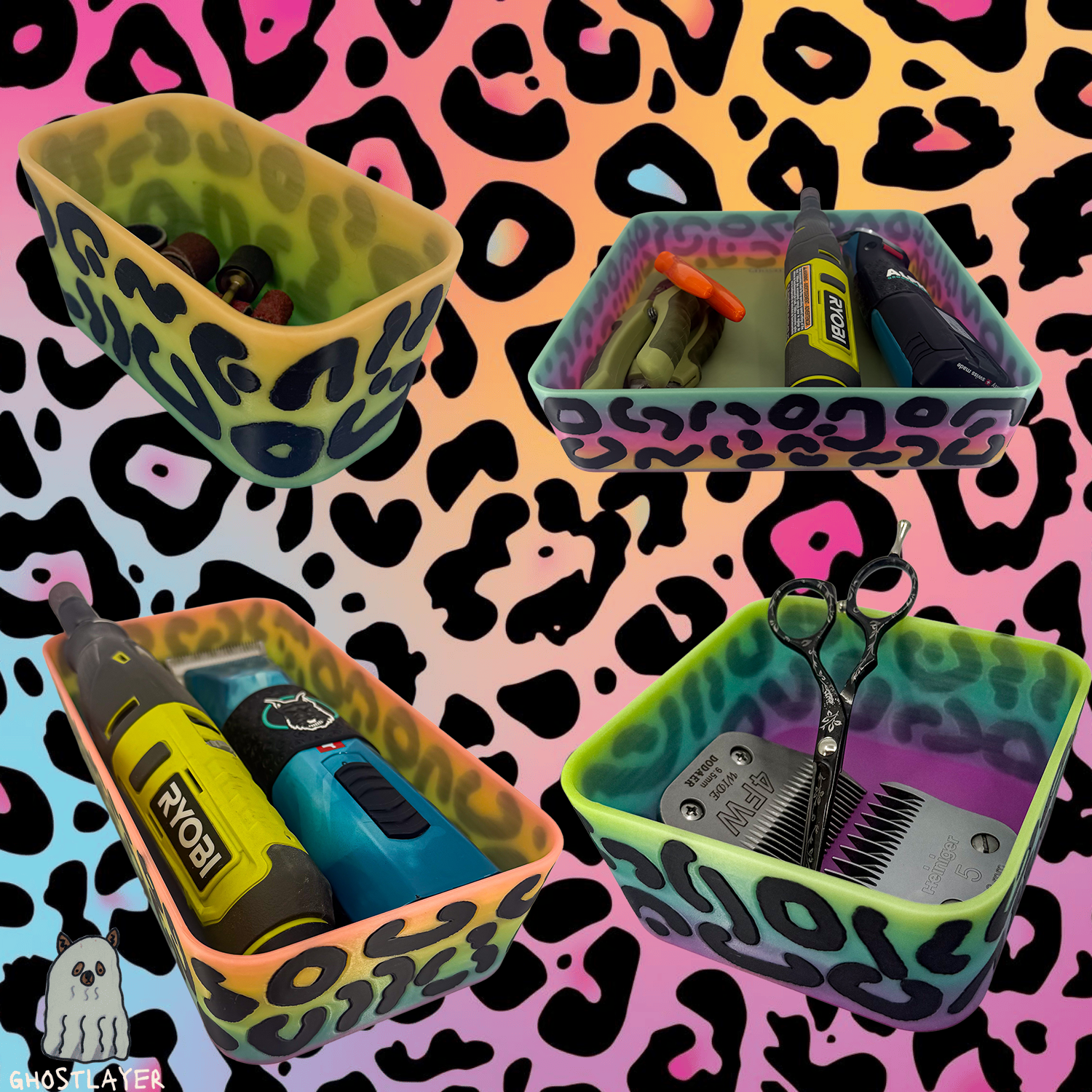 Feral Trays Dog Grooming Catch all tray | Simple organizer |