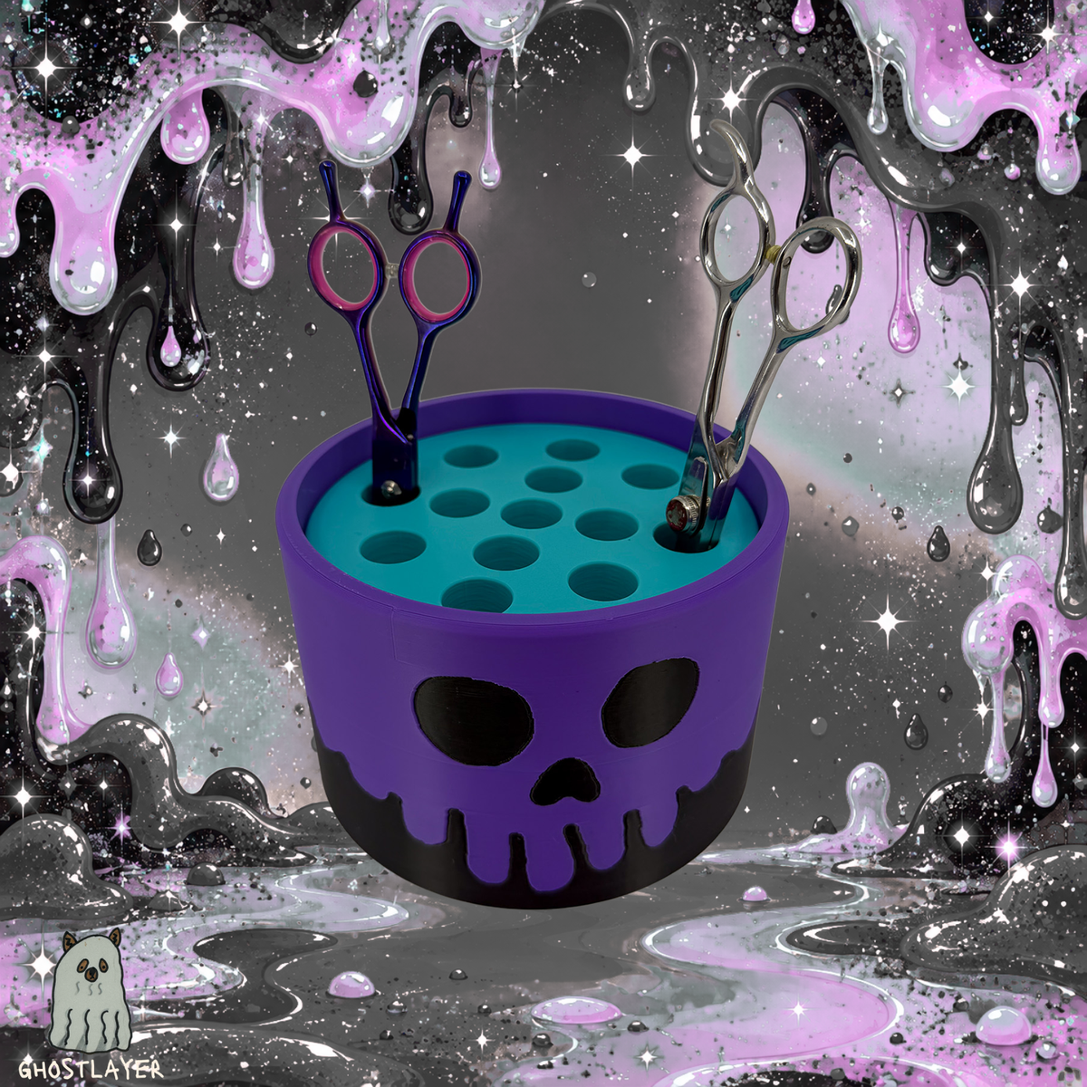 The Groomie (Poison Goo Bucket) — Modular Tabletop Grooming Organizer (Outer Shell Only)