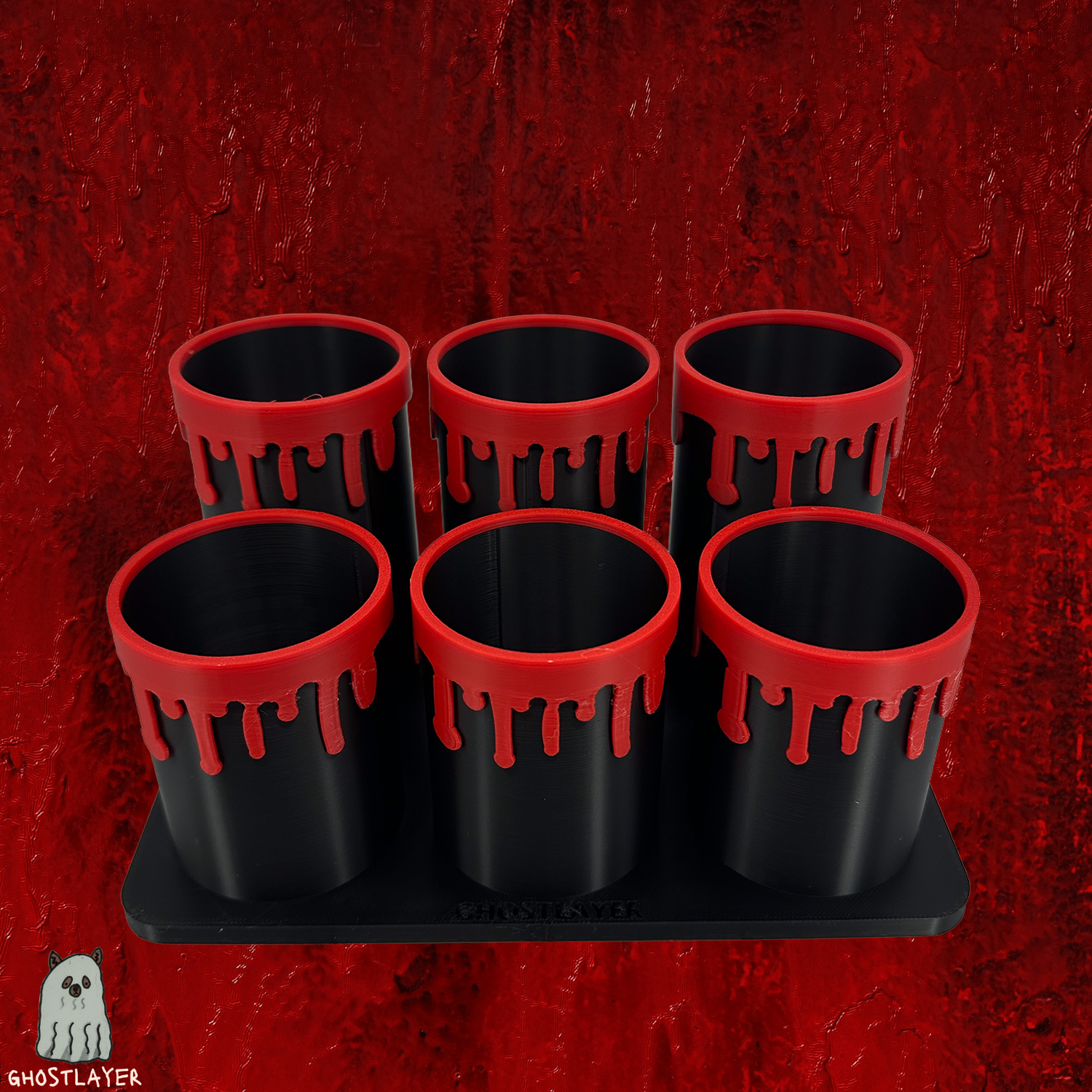 The Boo Goo Tubes -Dog Grooming Tool Organizer- Six Tubes
