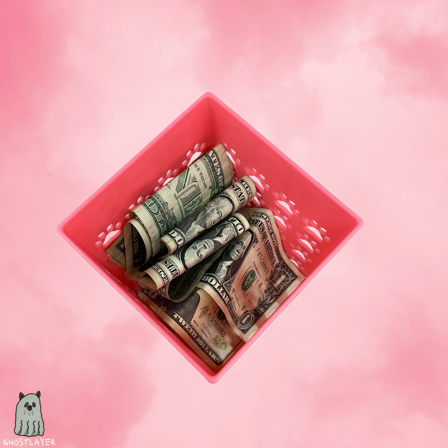 Dog Grooming Tip Jar- Simple organizer |