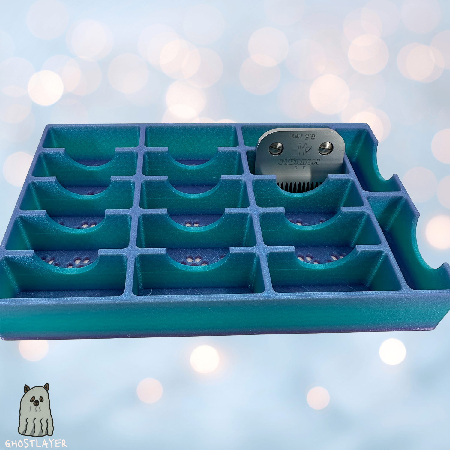 Kobalt Mini Toolbox Bottom Drawer Organizer (Two Drawer and Three Drawer)- Dog Grooming Blade holder *Standard Only* Holds 17