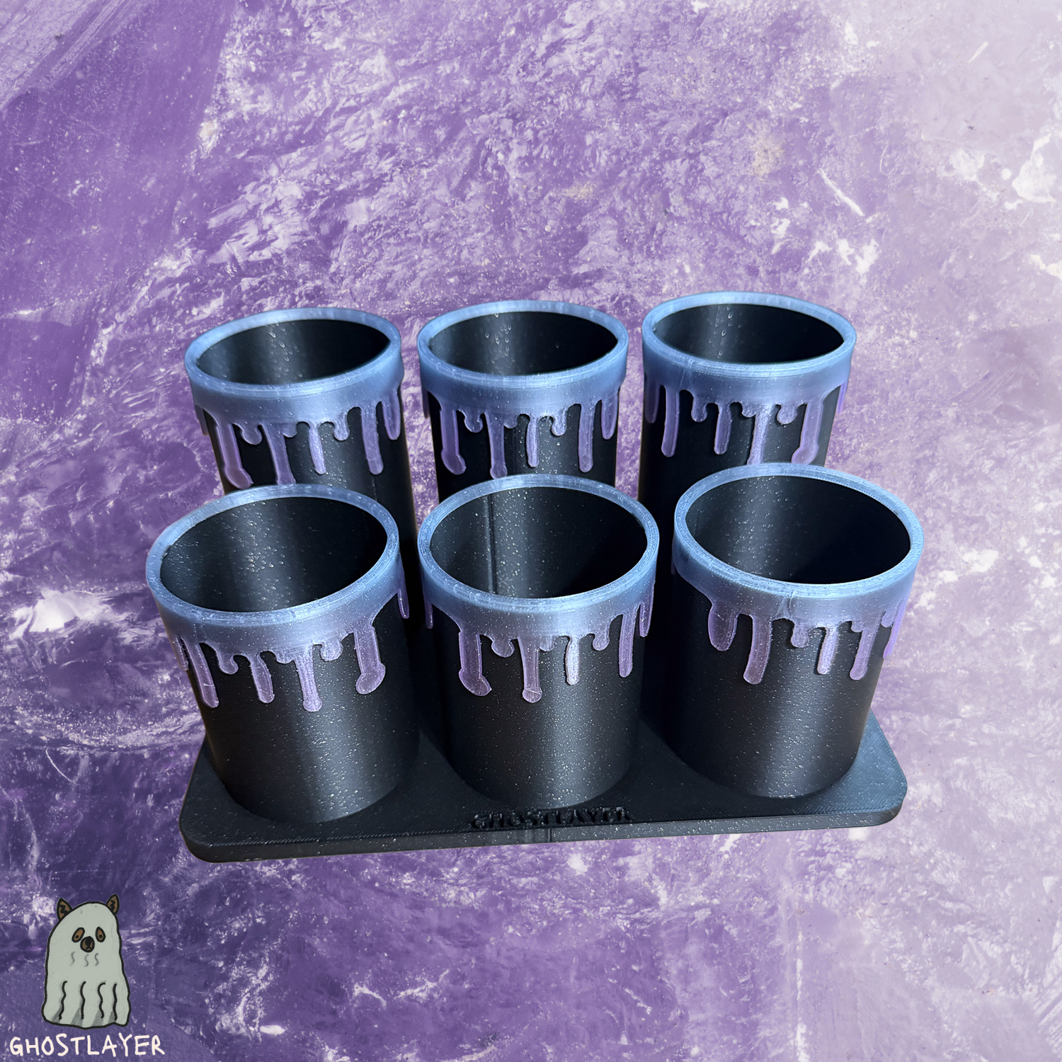 The Boo Goo Tubes -Dog Grooming Tool Organizer- Six Tubes