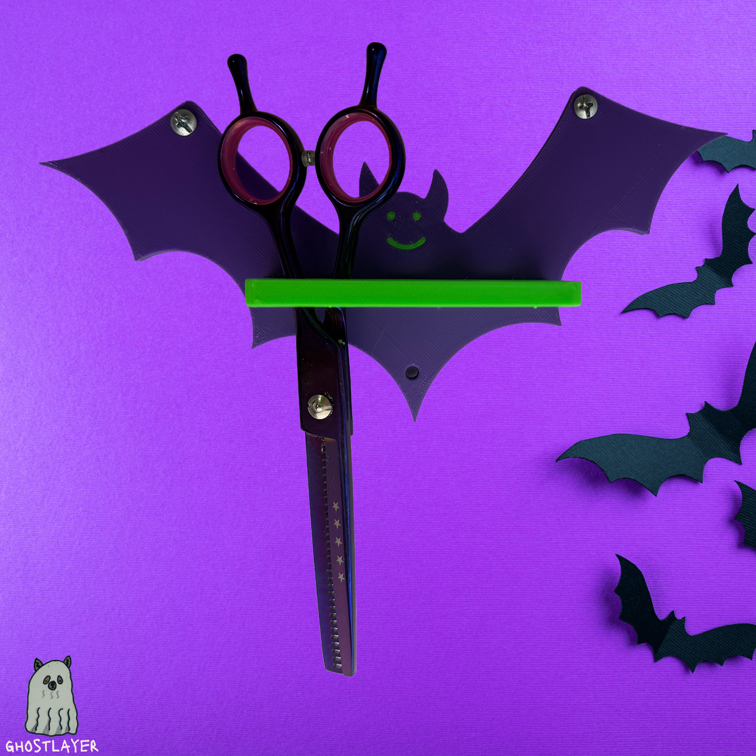 Batilda The Mini Wall Mounted Scissor Holder - Holds 6