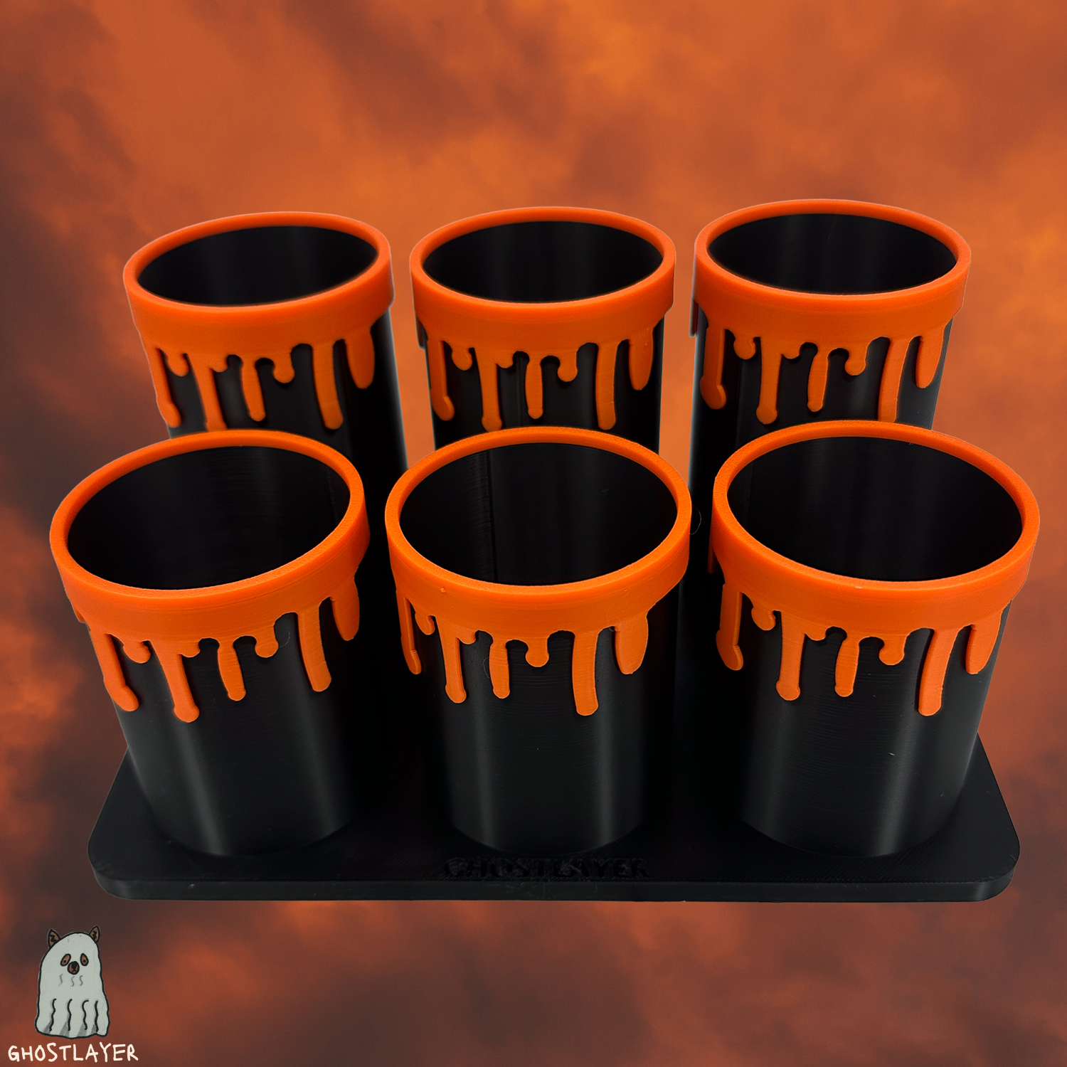 The Boo Goo Tubes -Dog Grooming Tool Organizer- Six Tubes