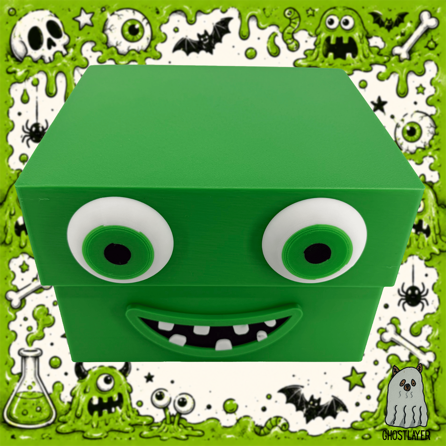 Sploot the Goo Monster - Dog Grooming *Wide* Size Clipper Blade Comb Holder | up to 10 | Zolita
