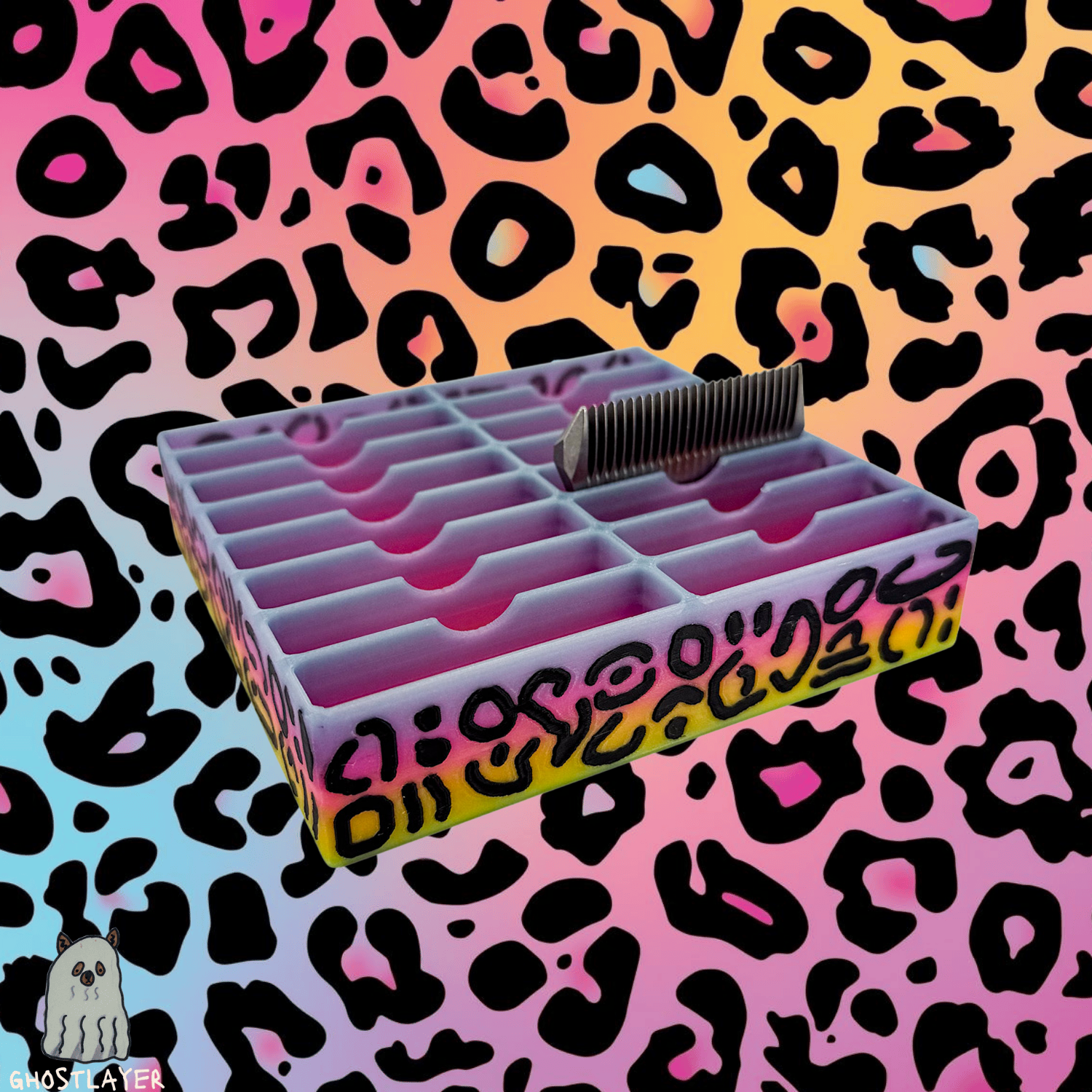 The Feral Pug--Dog Grooming *Wide* Size Clipper Blade Holder | up to 16 | wide blade only