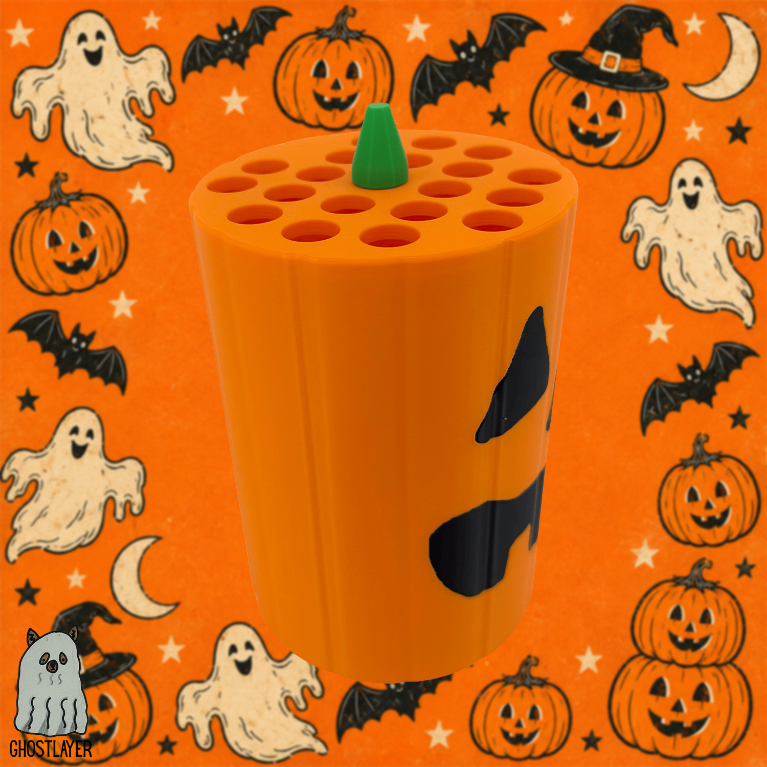 Pumpkin Pete- Dog Grooming Scissor Holder- Holds 21