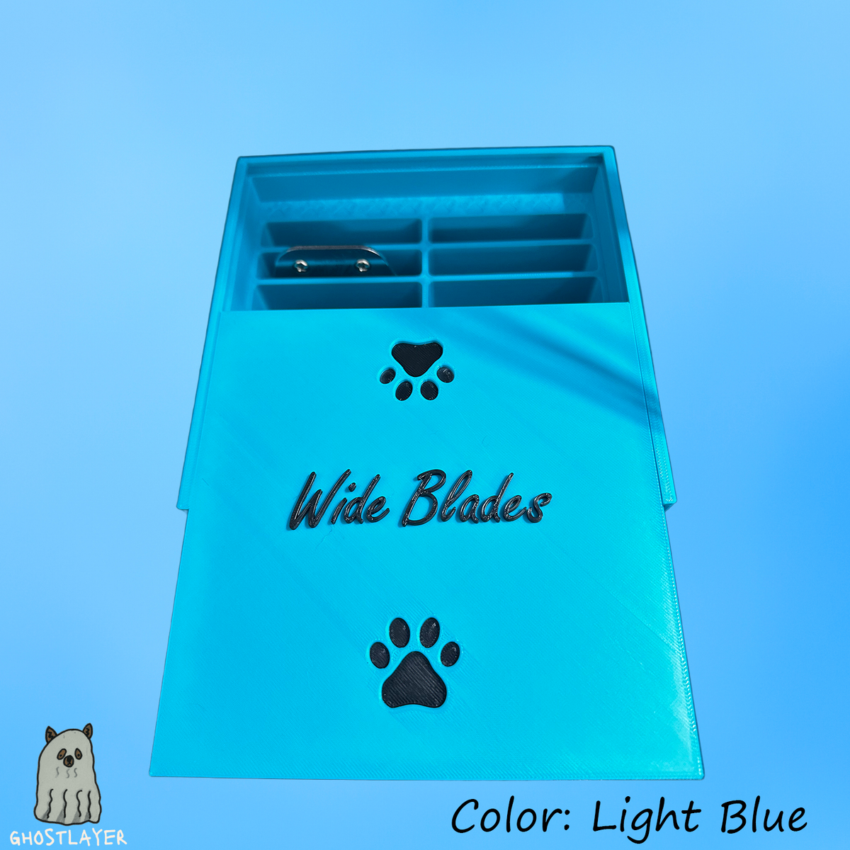 The Blade Box- *Wide* Dog Grooming Standard Size Clipper Blade Holder