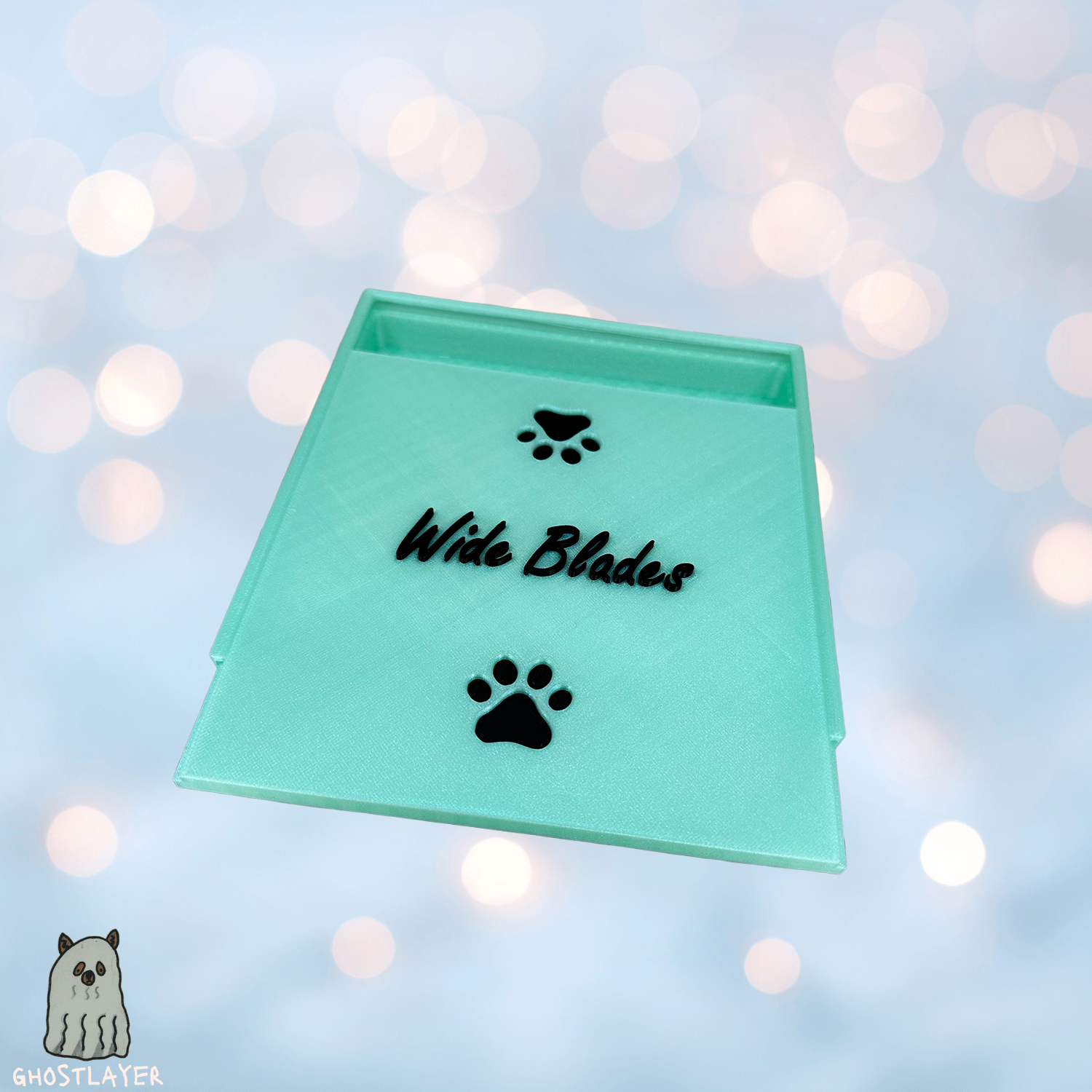 The Blade Box- *Wide* Dog Grooming Standard Size Clipper Blade Holder with Lid | up to 16 |