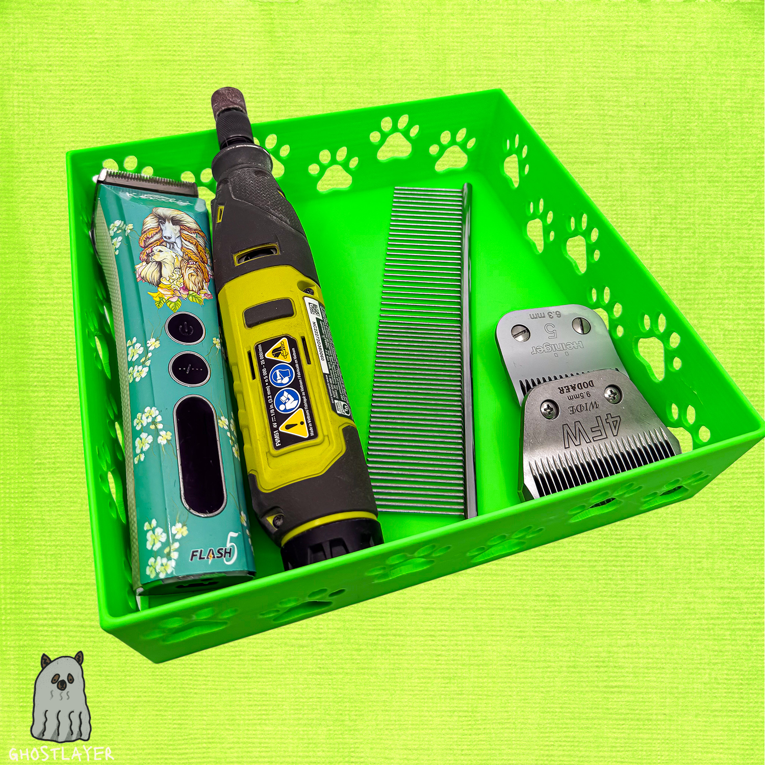 Extra Large Dog Grooming Catch all tray | Simple organizer |