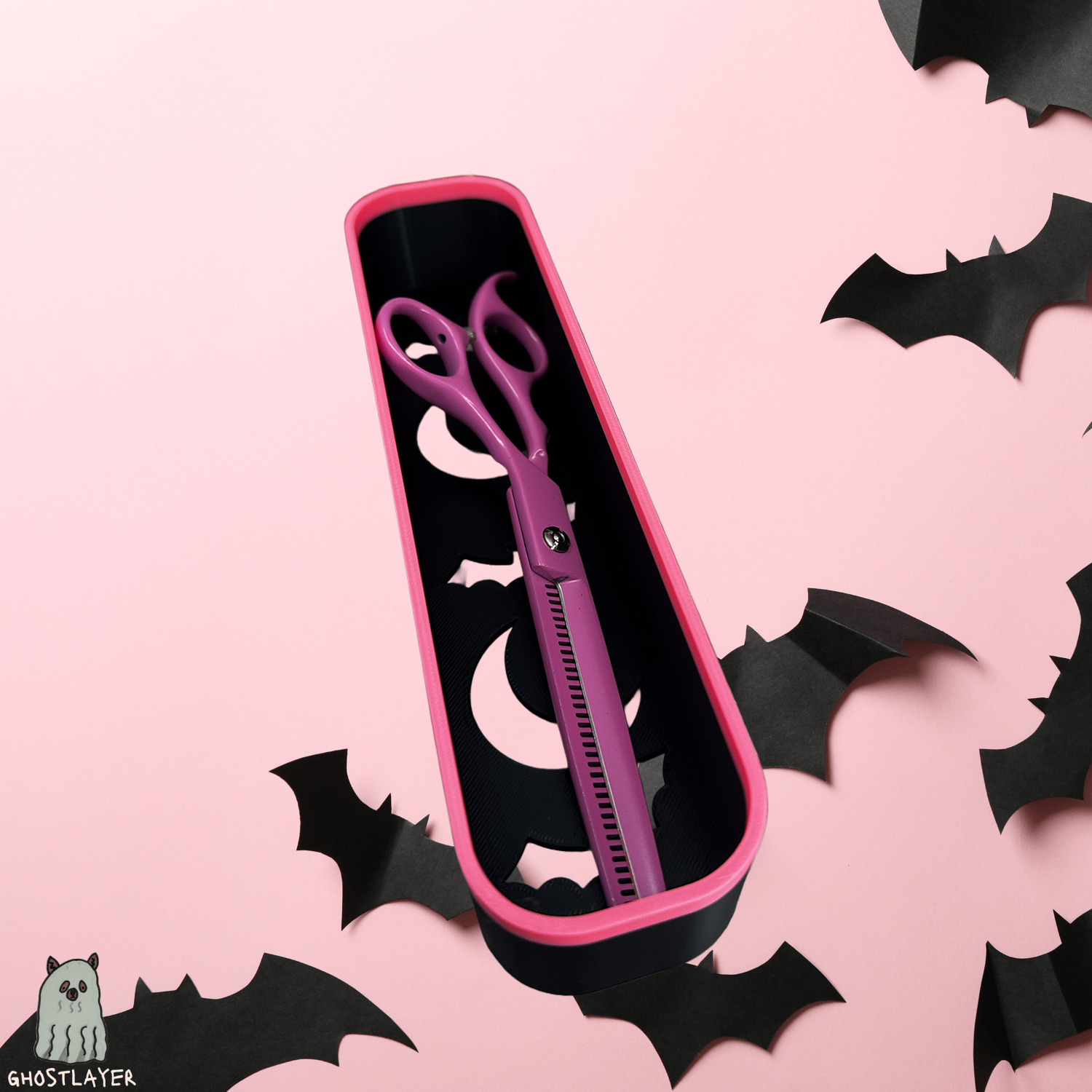 Founder's Favorite Catch all Tray *Halloween- Gothic Black and Pink* | Simple organizer |