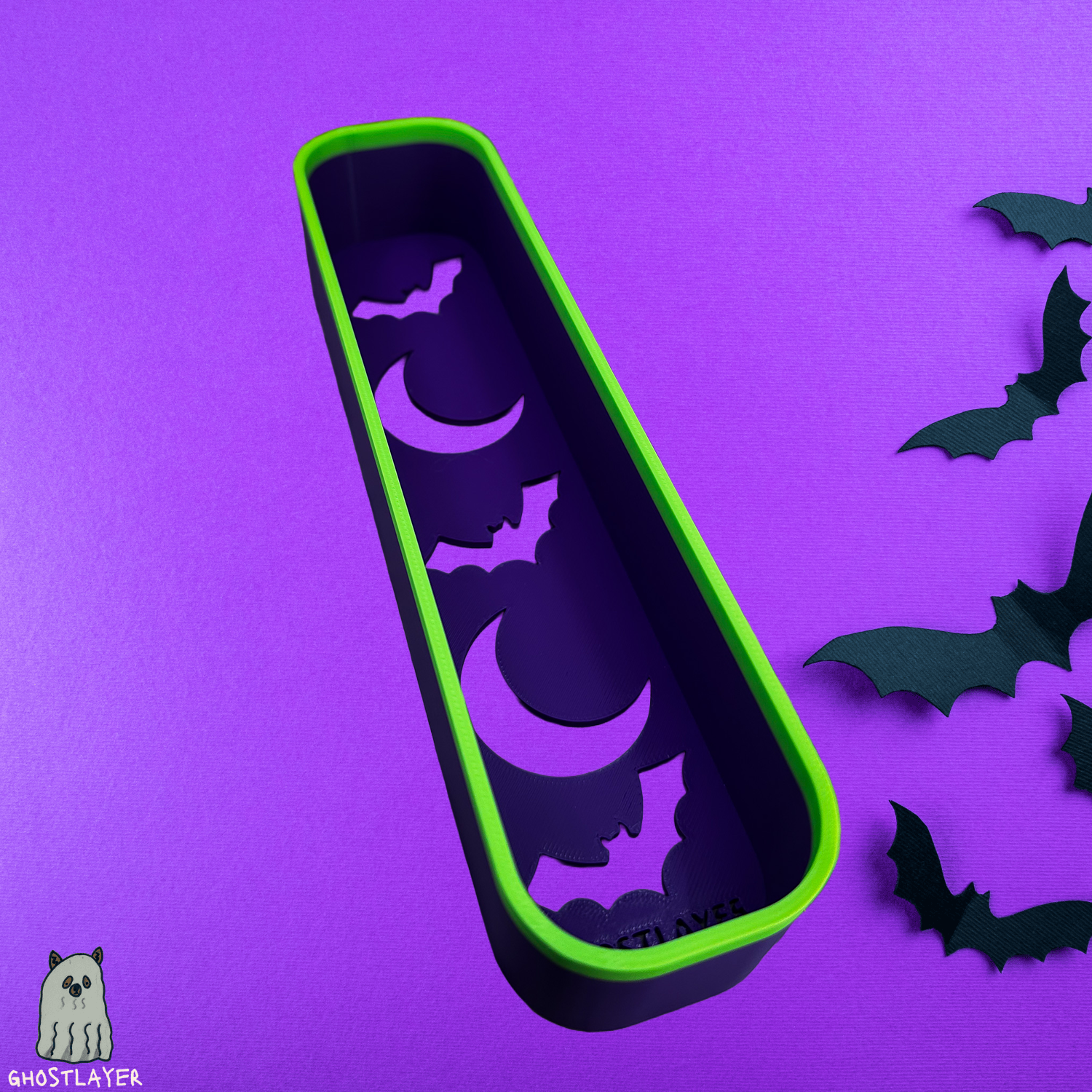 Founder's Favorite Catch all Tray *Halloween-Ghastly Green and Purple* | Simple organizer |