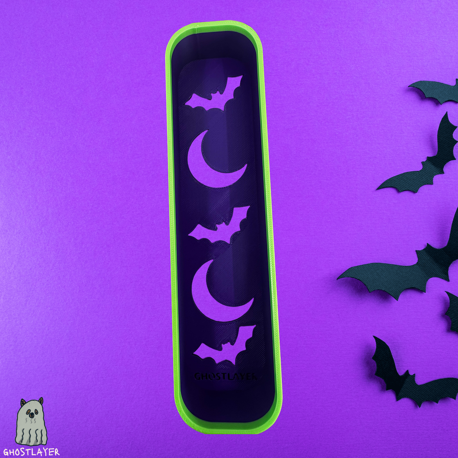 Founder's Favorite Catch all Tray *Halloween-Ghastly Green and Purple* | Simple organizer |