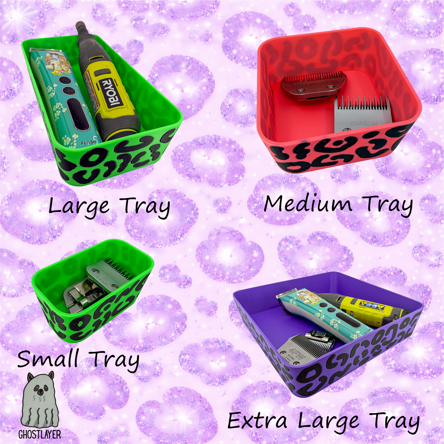 *Feral* Trays Dog Grooming Catch all tray | Simple organizer |