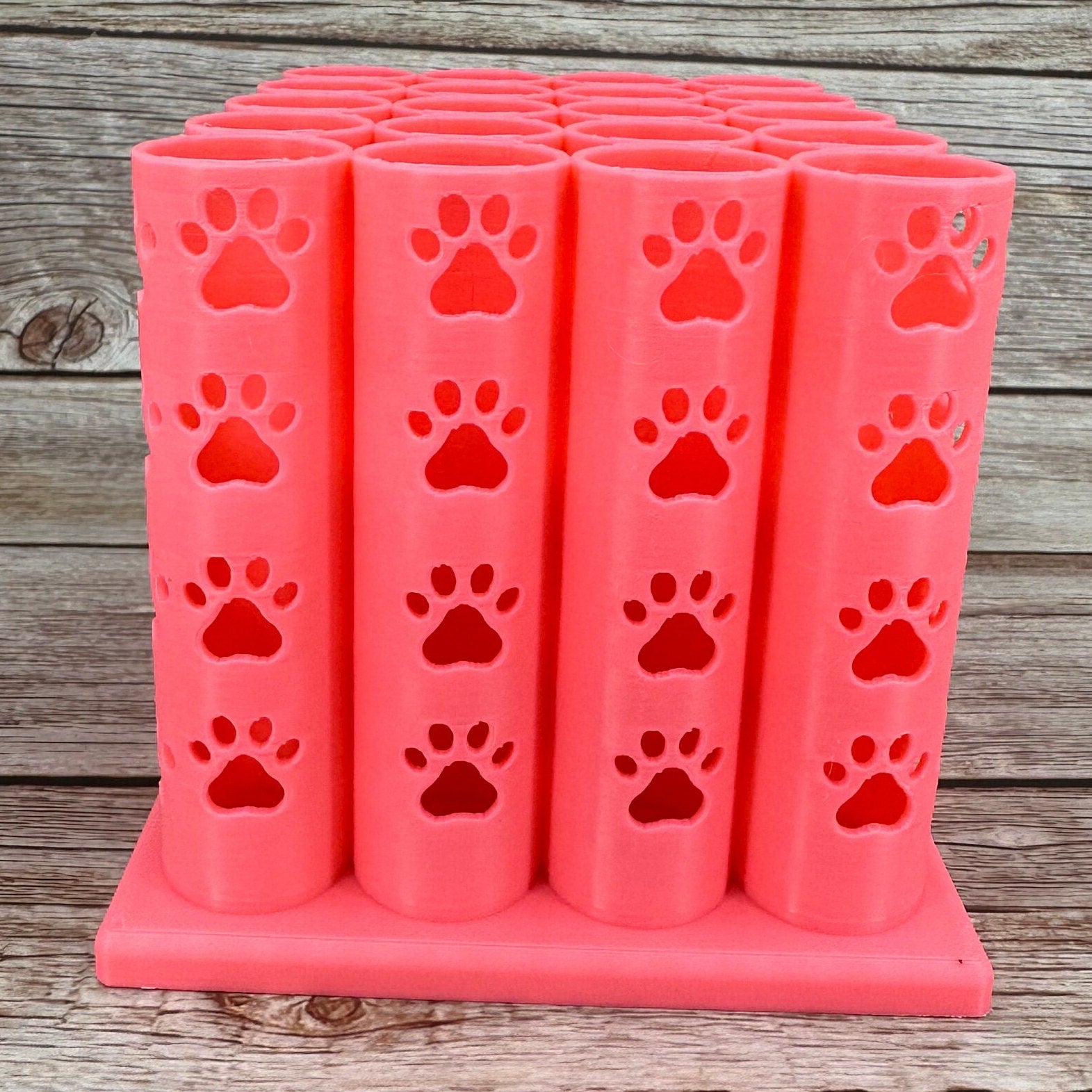 The Boston Terrier - Medium Dog Size Grooming Scissor Holder Vertical Up to 20 pairs, Simple organizer |