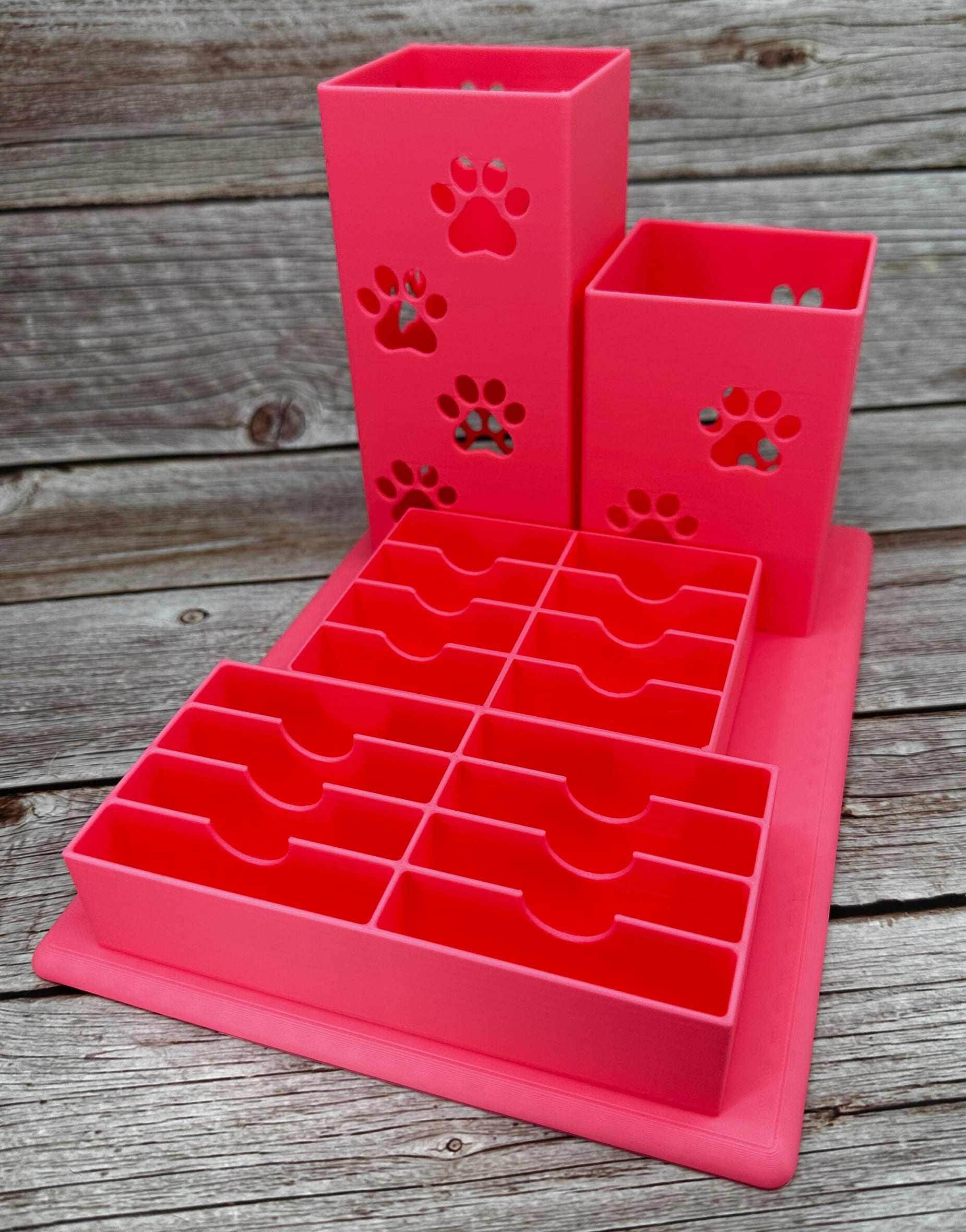 The Doodle--Dog Grooming Brush and Standard/Wide Size Blade Holder, Simple Organizer | Custom Color |