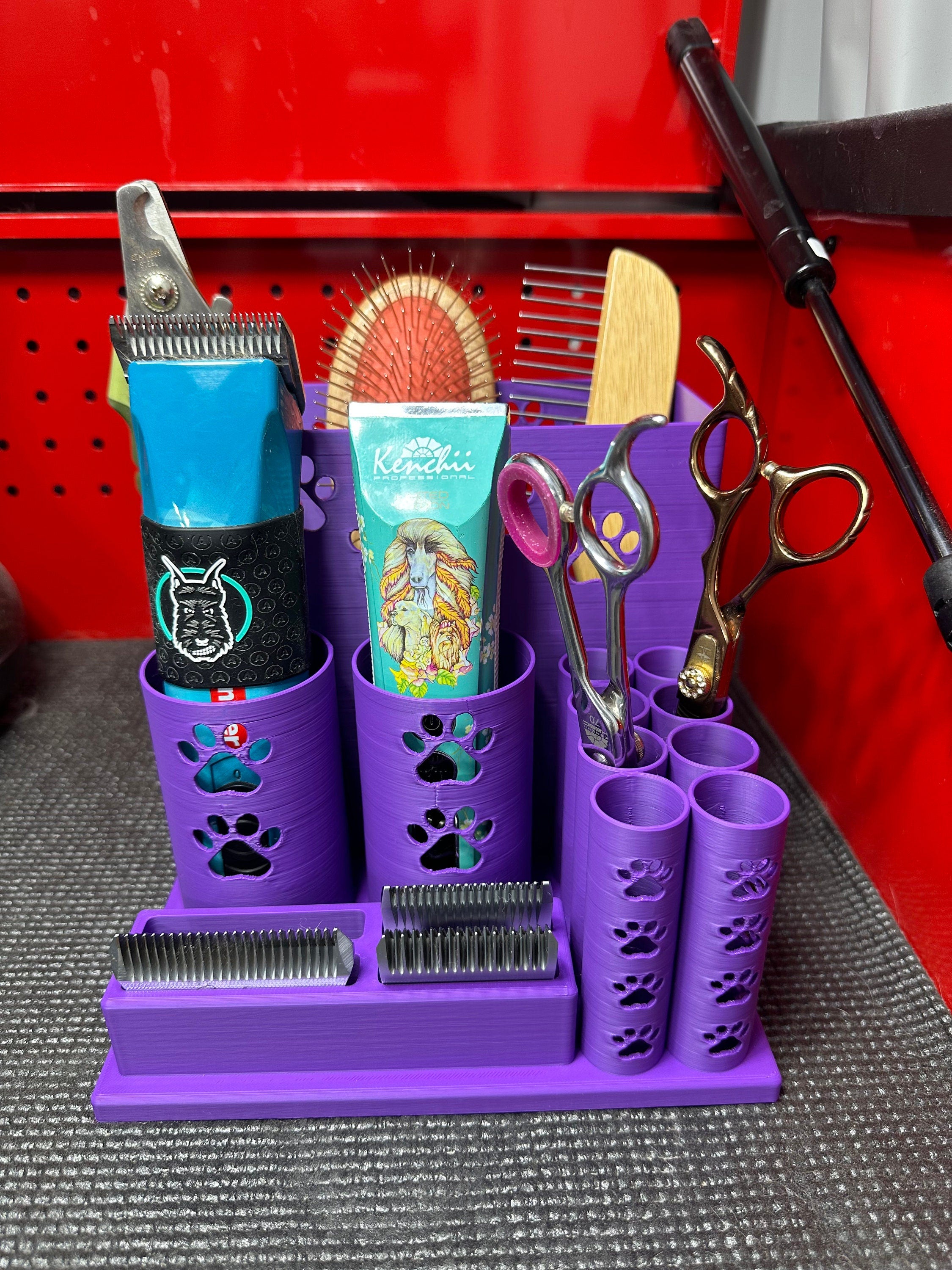 Dog grooming tool organizer sale