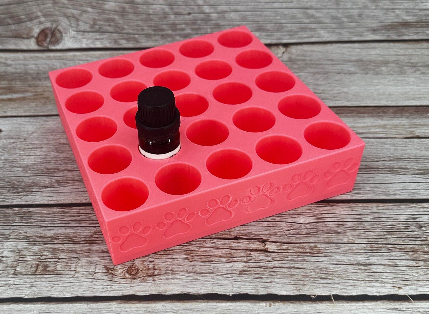 Dog Grooming Essential Oil Holder | Holds 25 | Simple organizer |