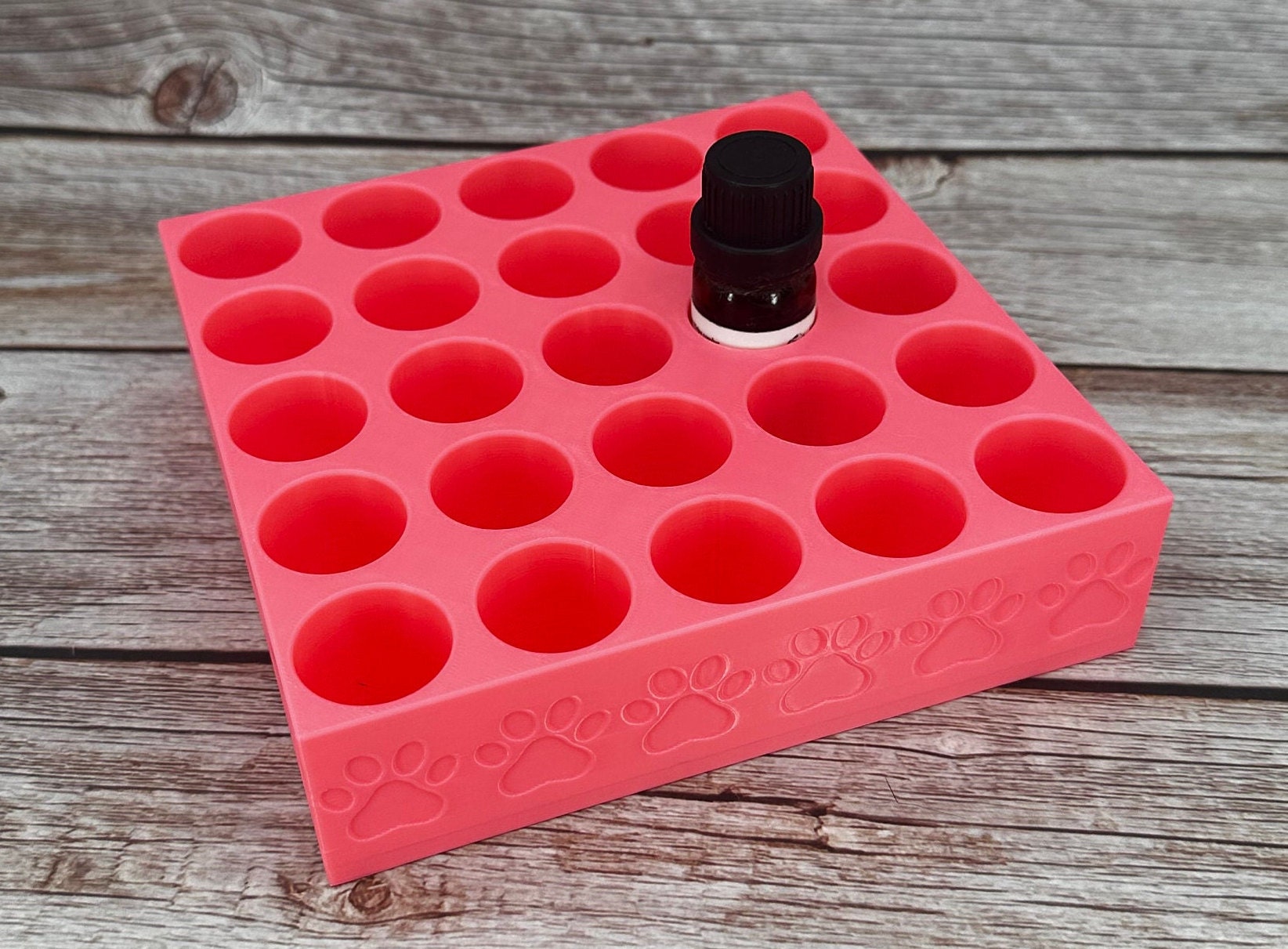 Dog Grooming Essential Oil Holder | Holds 25 | Simple organizer |